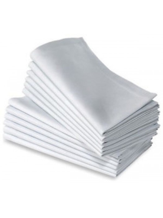 White Dinning napkins - 10pcs 50X50cm each